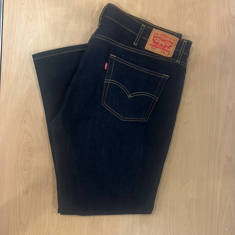 Levi’s 511 Dark Denim Jeans - Size 40/30